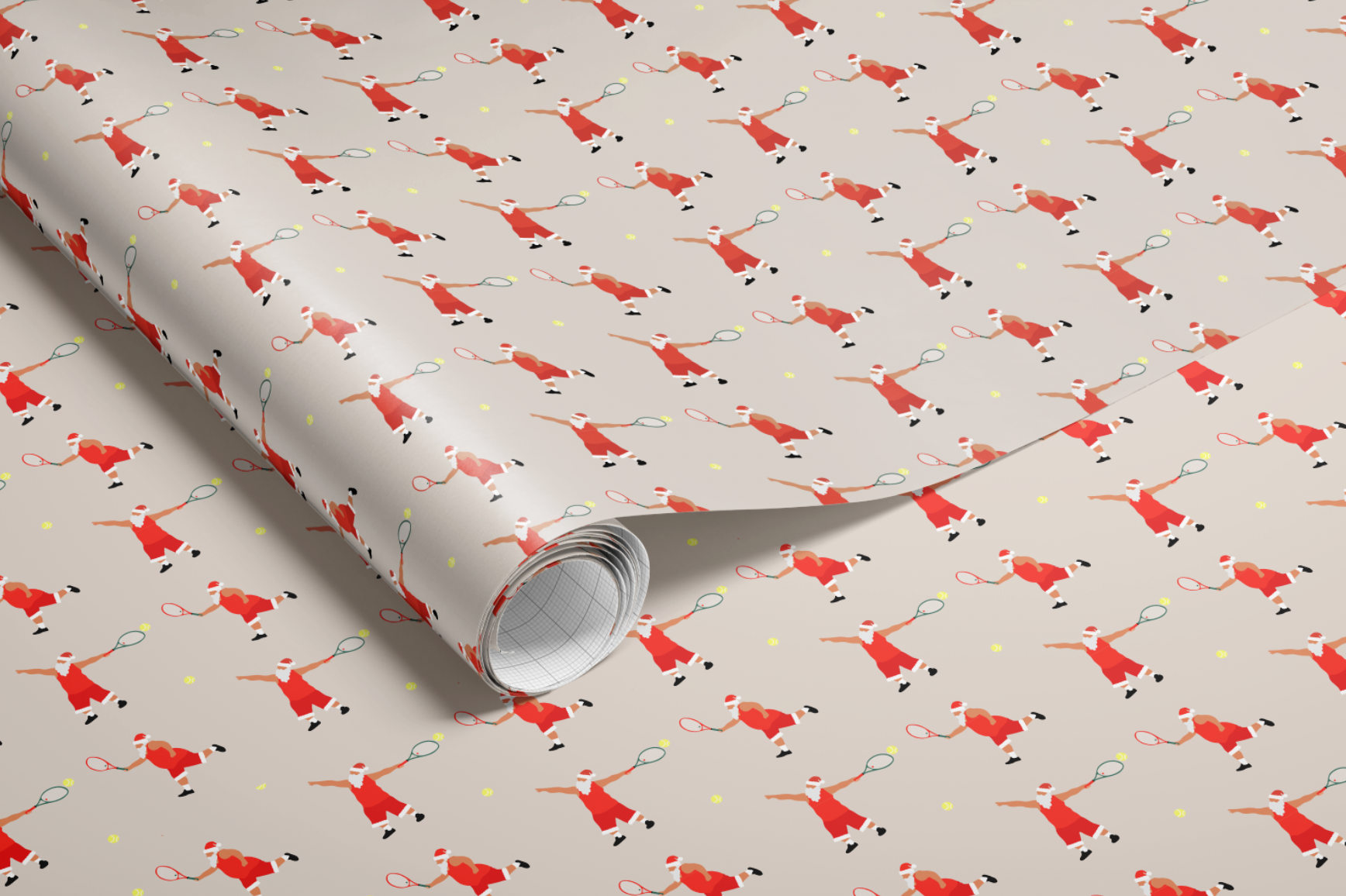 Christmas Tennis Wrapping Paper