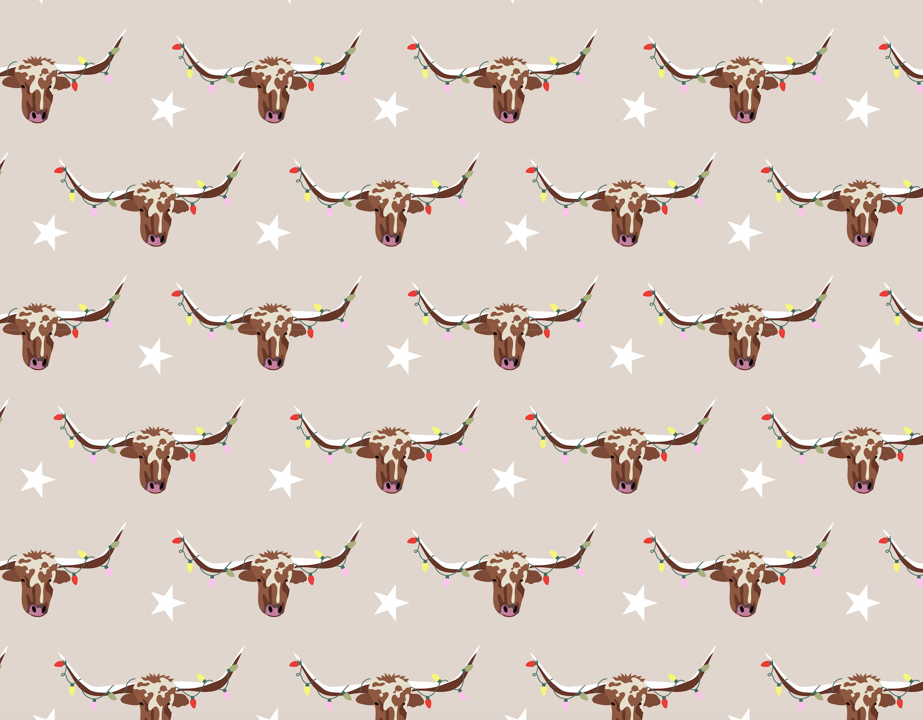 Cowboy shop wrapping paper